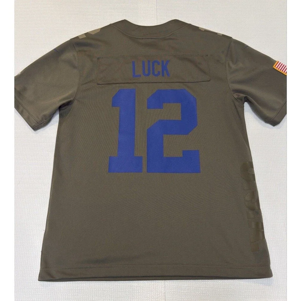 Nike Indianapolis Colts Salute to Service Jersey Boys Large NWOT Andrew Luck